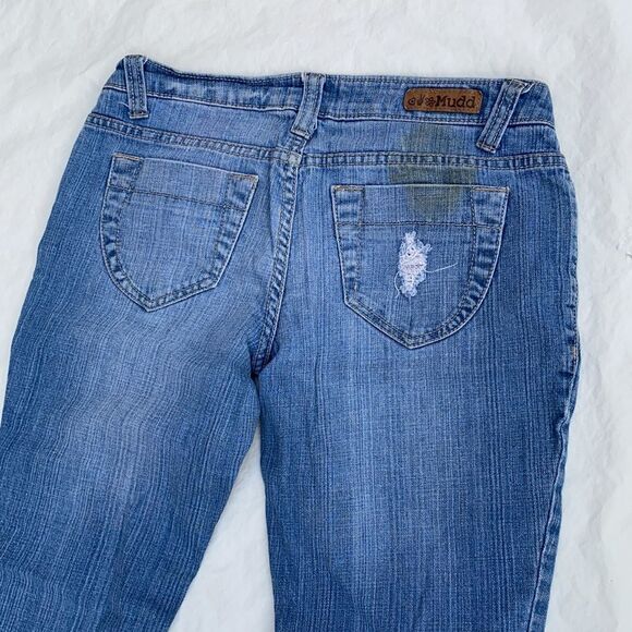 Mudd vintage distressed denim jeans size 5 - Picture 14 of 16